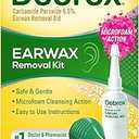 Debrox Ear Wax Removal Kit, Bulb Syringe & 0.5 Fl Oz Ear Wax Removal Drops with Carbamide Peroxide, Pack Of 2, EXP. 2027-03