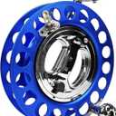 Simxkai 11-inch Professional Kite Winder with Brake, Heavy-Duty Metal Bearings, All-Directional Line Guide,for Adult Large Kite Flying(Blue)