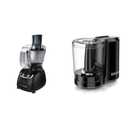 BLACK+DECKER 8-Cup Food Processor, Black, FP1600B &, Improved Assembly, HC300B FreshPrep 3-Cup Electric Food Chopper, capacity, Was used