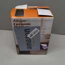 Space Heater, 1500W Electric Heaters Indoor Portable with Thermostat, PTC Fast Heating Ceramic Room Small Heater with Heating and Fan Modes for Bedroom, Office and Indoor Use (10IN)