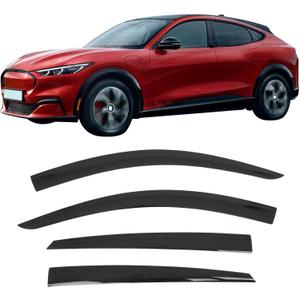 Fit 2021-2026 Ford Mustang Mach-E Tape on Low Profile Window Visors