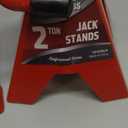 Jack Boss Jack Stands Low Profile 2 Ton(4000 LBs) Lifting Car Stand, Fit Use for Cars Automotive Small Vehicles, 2 Pack