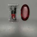 T-carbon Real Glass Fiber Key Cover Compatible with Hyundai lonqi6 Key Case Shell fits for Hyundai Grandeur GN7, KONA, Elanrtra, Santa Fe, Sonata, Tucson Smart Key Protector,Red