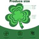 St Patricks Day Decorations - 180 PCS Shamrock Cutouts Pre-Cut Set | St Patricks Day Party Favors Supplies Accessories Decor for School Class - Spring Decor Shamrock Crafts Stickers for Bulletin Board