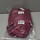 Two Pieces Fitted Sheets Black and Burgundy 100% Polyester Size 74x37 inch