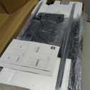 WALI Motorized Ceiling TV Mount with Remote, Electric Flip Down TV Bracket for 32 to 70 inch Flat and Curved Screen Up to 77 Lbs, Pitched Roof, Max Mounting Holes 600x400mm (FCM604), Black