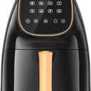 Air Fryer 2.2 QT Digital Airfryer 8-in-1 Small Air Fryers Cooker with Customizable Temperature 60 Minute Timer Nonstick Tray Hot Air Oven Mini Freidora de Aire Easy to Use Compact Cooker 1000W
