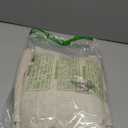 jinchan Linen Pinch Pleated Kitchen Curtains 36 Inch 2 Panels, Natural Linen Tier Curtains Back Tab Beige Farmhouse Cafe, Light Filtering Small Window Drapes for Bathroom Laundry Room Beige