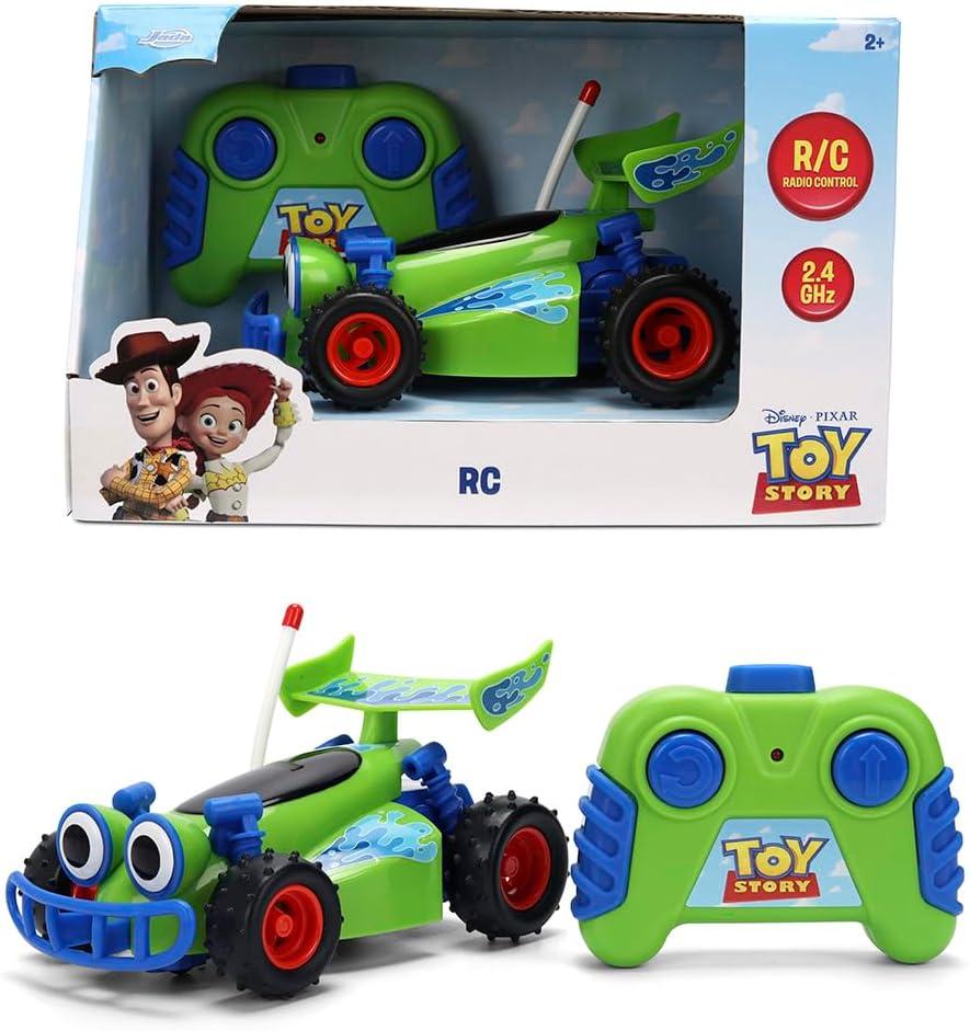 Jada Toys 1:32 RC Toy Story RC Buggy Simple Function Remote Control Car for Kids with 5.5" Body and Movie-Inspired Design No Figure Included
