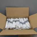 200Guests Pre Rolled Silver Plastic Silverware Sets - Heavy Duty Silver Cutlery - Include 200 Pack Wrapped Disposable Utensils with Napkins for Parties & Dinners & Weddings