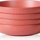 Stone lain Logan Stoneware Pasta Bowl Set of 4, Terracotta (4-Piece Service for 4, Pasta Bowls Only)
