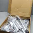 HOMLAND Folding Walkers for Seniors with Wheels, Lightweight Rolling Walker, Height Adjustable Standard Walker with Aluminum Frame, Silver