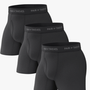 Pair of Thieves Super Fit Men's Boxer Briefs – Soft, Breathable, Quick-Dry Underwear with 4-Way Stretch (2 & 3 Pack), M