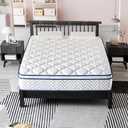 Full Size Mattress, 12 Inch Hybrid Mattress in a Box, Memory Foam Individually Wrapped Pocket Coils Innerspring Pressure Relief, Medium Firm - CertiPUR-US Certified, Fiberglass-Free, 54x75 Inches