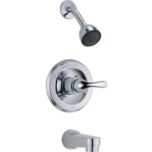 Delta Classic 13 Series 5-Setting Bathtub and Shower Faucet Set, Chrome Shower Head and Handle Set, Valve Trim Kit, Chrome T13220-PD (Valve Not Included) (10.00 x 7.00 x 10.00 inches)