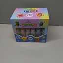 12 Colors Tie Dye Kit, Tie Dye Set for Kids, Pre-Filled Tye Dye Bottles, Non Toxic Permanent Fabric Dye Art Set, Easy DIY Fabric Art - Create Fun