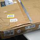 24" x 24" Poly Quarter Fenders with 8 inch Quarter Fender Post Mount Bracket for Semi Truck, Quarter Fenders Set with Tube Bracket Hardware Kit, 1 Pair, Black Plastic