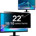 22 Inch Computer Privacy Screen Filter for 16:10 Widescreen Monitor
