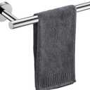 Towel Bar for Bathroom Polished Chrome, 33Inch Towel Rack Wall Mounted, Thicken Round Bath Towel Holder Rod SUS304 Stainless Steel, Heavy Duty Dish Cloths Hanger for Bathroom, Kitchen