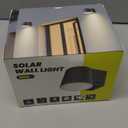 Outdoor Wall Light Fixture, AC/Solar Charging Front Porch Lights Wall Mount Waterproof, 2700K/4000K/6500K, Dusk to Dawn Outdoor Lighting Motion Sensor for Door Entryway Garage, Darkgrey, 1 Pcs