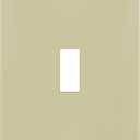 ENERLITES Screwless Toggle Switch Wall Plate, Child Safe Light Switch Cover, Standard Size 1-Gang 4.68" x 2.93", Unbreakable Polycarbonate Thermoplastic, UL Listed, SI8811-I, Glossy, Ivory