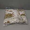 F-CHU Tan Brown Floral Curtains for Bohemian 90 Inch Length French Country Floral Drapes Farmhouse Rustic Vintage Window Curtain Panels for Bedroom Chic Country Curtains2 Panel 55" W x 90" L