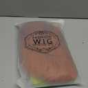 Long orange Wig Women Halloween Costume Party Cosplay Wig with Accessories (Color-1)