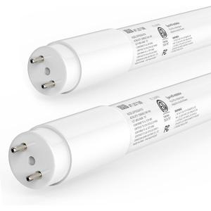 JESLED Fluorescent Light Bulbs 48 Inch, 14W 2450LM 4000K, T8 LED Bulbs 4 Foot Type A+B, Single or Double End Powered, F32T8 or F40T12 LED Replacement, Frosted, 2Pack, ETL Listed