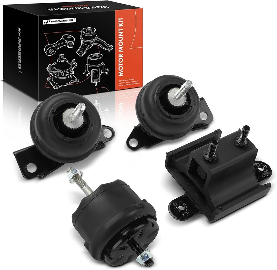 A-Premium 4PCS Engine Motor Mount and Transmission Mount Set Compatible with Buick LeSabre 2000-2005 3.8L, Park Avenue 2000-2005 3.8L & Pontiac Bonneville 2000-2005 3.8L