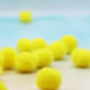 Tegeme 1200 Pcs Pom Poms Balls for Winter Valentine Crafts Home Office Garlands Decor(Black, Orange, Purple)