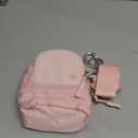 Babysun Mini Backpack Keychain Wristlet Pouch Small Change Coin Purse Cute Zipper Wallet With 3 RFID Card Slots For Women/Men Airpods Cosmetics