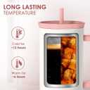 SANDJEST Gift for Mom from Daughter Son - Mama Insulated Stainless Steel Tumbler 40oz with Handle and Straw, Travel Coffee Mug for Mommy Moms - Gifts Idea for Birthday Christmas Mothers Day