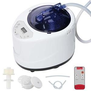 Simivol Sauna Steamer Machine, Portable Sauna Steamer, Steam Generator for Sauna, 2.5 Liter Home Sauna Steamer Pot with Remote Control, Steam Cup, Home Spa Sauna Accessories