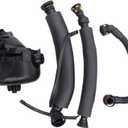 NewYall Crankcase Vent Ventilation Valve Breather Hose Kit for BMW E90 E91 E60 E61 N52 323i 525i 525xi 530i 530xi Z4 2004-2008