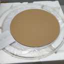 2-Tier 12" Adjustable LED 18W 3000K/4000K/5000K Semi Flush Mount Close to Ceiling Light Fixture Cream Fabric Shade Gold Finish for Bedroom,Living Room,Dining Room Hallway