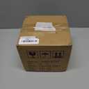 Natural Travertine Textures Tissue Box Cover Square for Home Decor,Resin Heavy Tissue Box Holder for Bathroom Countertop,Tabletop,Bedside Table,Office (Handmade of Resin) (Yellow Stone)