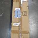 Veken 55 Inch Large Electric Standing Desk, Heights Adjustable, Sit to Stand Up, Work Home Office Computer Table for Study, Walking Pad, Writing, and Games, Wooden Desktop Desks, Brown