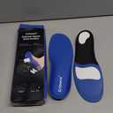 Plantar Fasciitis Insoles, High Arch Support Shoe Inserts Men Women, Orthotics Gel Running Insoles for Flat Feet - Arch Pain - Pronation - Metatarsalgia Pain Relief Heavy Duty Support(Trim to Fit) (L(Men 10-12/Women 11-13))