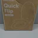 Jool Baby Quick Flip Toilet Seat with Built-in Potty & Splash Guard for Toddler Training, Slow Close (Round)