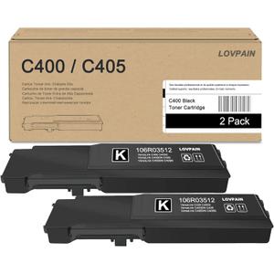 VersaLink C400/C405 Black High Capacity Toner Cartridge (5,500 Page/Pack) 2 Pack - Lvan 106R03512 Toner Cartridge Replacement for Xerox VersaLink C400 C405 Printer