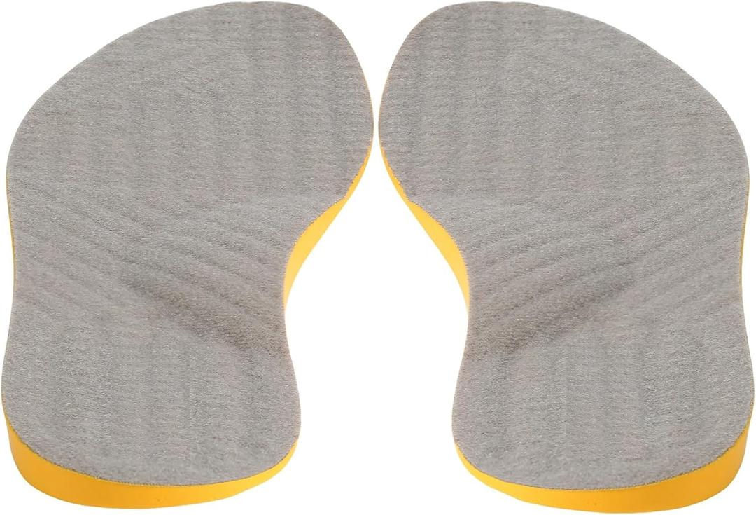 Supination Insoles for Over Supination & High Arch Support, Bow Legs Correcting Insoles,Women and Men O/X Leg Orthopedic Insoles,Heel Wedge Inserts for Foot Alignment, Flat Feet (43-44)