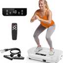 FEIERDUN Vibration Plate Exercise Machine, Vibration Plate for Lymphatic Drainage, Power Plate Vibration Platform for Weight Loss, Toning & Wellness