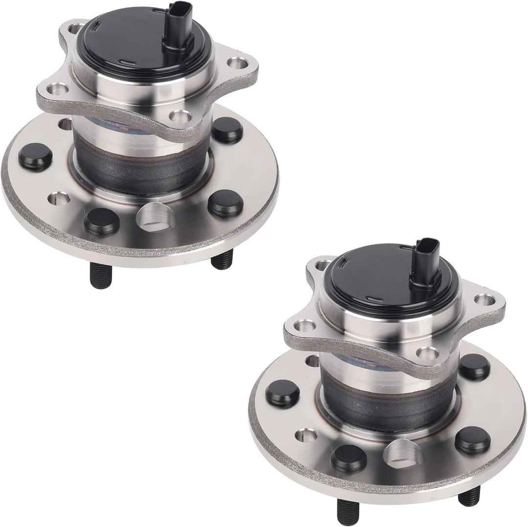 MACEL 512206 512207 Set of 2 Rear Wheel Hub Bearing Assembly Fit for 05-12 Toyota Avalon, 02-11 Camry, 02-03 Lexus ES300, 04-06 ES330, 07-12 ES350, 01-03 Toyota Highlander, 04-08 Solara W/ABS