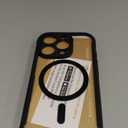 Miracase Magnetic for iPhone 16 Pro Case Full-Body Phone with Built-in Glass Screen Protector, [Compatible with MagSafe] Military Drop Proof 16 Pro Cover Bumper 6.3 inch, Black