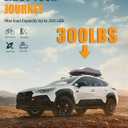 KINGGERI 300lbs Roof Rack Cross Bars Compatible with Subaru crosstrek 2024-2026 Limited/Premium/Sport (Not for Wilderness) with Raised Side Rails, Lockable Aluminum Roof Rails Crossbars Luggage
