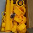Godboy Gas Can Spout Replacement, Gas Can Nozzle, (5 Kit-Yellow) Flexible Pour Nozzle Suitable for Most 1/ 2/ 5/ 10 Gal Oil Cans, Fuel Can Spout Replacement