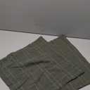 MIULEE Decorative Linen Check Throw Pillow Covers Neutral Farmhouse Vintage Spring Pillow Covers 18x18 Set of 2 Boho Modern Home Decor for Sofa Couch Bedroom Cushion Dark Olive Green