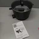 Presto 8-Quart Big Kettle, Steamer and Deep Fryer Multi-Cooker, Black