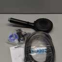 FASDUNT Shower Head with Handheld, High Pressure Handheld Shower Head with 80" Extra Long Stainless Steel Hose & Adjustable Bracket, Showerhead with ON/OFF Switch, Black