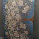 Gold Tree Of Life Wall Art Decor 20"x40" Blue Canvas Wall Art For Bedroom